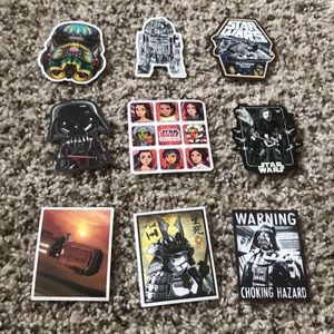 Star Wars sticker set of 9!